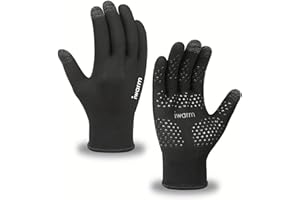 JAMILA Jamigloves Iwarm Guanti leggeri Moto Invernali Touch Screen Antivento protezione solare Guanti Termici Antiscivolo, Scooter Moto, Corsa, Ciclismo, Escursionismo, Waterproof,Trekking