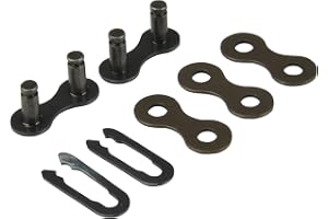 FISCHER Unisex 1/2 x 1/8 2 x kedjelänkar svart 12 7 x 3 2 mm EU
