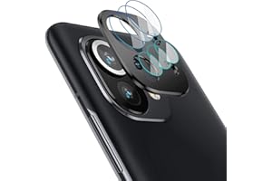 NOKOER Kamera Linse Schutz für Xiaomi Mi 11, [2in1] Kamera Schutzring + Kamera Schutzglas, 360 Grad Schutz Kamera Linse [Ultra-Klar 9H Härte] [Anti-Kratzen] - Schwarz