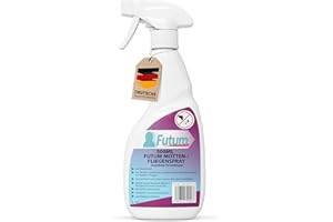 ‎FUTUM NEU Biozidfreies Motten & Fliegenspray 500ml – Effektives Mittel gegen Lebensmittelmotten & Kleidermotten bekämpfen im Haus – Anti Motten Spray – Geruchsarm & Fleckenfrei – Mottenspray FUTUM