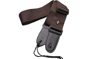 CAIHONG Gitarrengurt, gewebter Stil, einfach, verstellbar, Vintage-Stil, für Bass, Elektro, Akustikgitarre