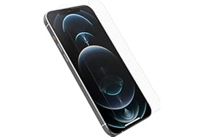 Otterbox Protecteur d'écran Alpha Glass pour iPhone 12 Pro Max, Verre trempé, protection anti-rayures x2, Livré Sans Emballage