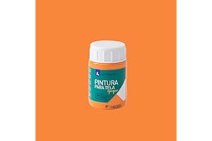 Vernice per tessuto Opaque To-05 arancione 35 ml La Pajarita, pittura ad applicazione diretta su tela