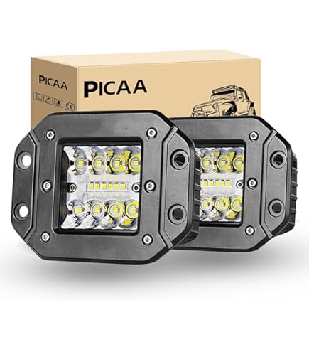 RIGIDON 10 Stuks Ronde Mini Ultra Dunne Led-werklamp, 3,2 inch 42W Spot Beam, 12V 24V Buiten Rijden Lichten Lamp voor Auto Off-road Boot Vrachtwagen 4x4 SUV ATV Tractoren Graafmachine, 6000K, Mistlamp RIGIDON 10 Stuks Ronde Mini Ultra Dunne Led-werklamp, 3,2 inch 42W Spot Beam, 12V 24V Buiten Rijden Lichten Lamp voor Auto Off-road Boot Vrachtwagen 4x4 SUV ATV Tractoren Graafmachine, 6000K, Mistlamp