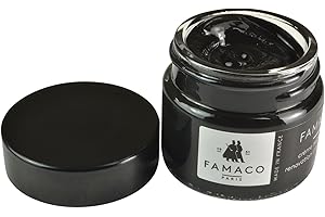 Famaco Leather Repair & Dye Cream | Self Seal Colourant for Quick and Easy Repair | Suitable for Sofas, Car Seat, Shoes, Handbag, and More (Black)