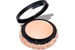 LAURA GELLER BEAUTY LAURA GELLER NEW YORK Baked Double Take Powder Foundation - Porcelain - Buildable Medium to Full Coverage - Matte Finish