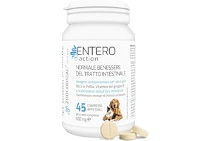 ZOOLOGICAL Probiotici per Cani e Gatti, 45 Compresse Appetibili, Fermenti Lattici per la Flora Intestinale con Prebiotici e Vitamina B, Rafforza il Sistema Immunitario, normalizza le Feci