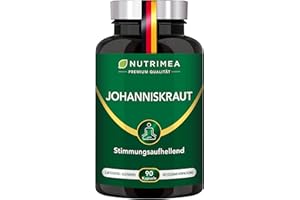 LABORATOIRES NUTRIMEA Johanniskraut Kapseln Hochdosiert - Zertifiziert, Laborgeprüft und 100% Vegan
