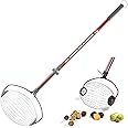 Garden Weasel 95404 Large Nut Gatherer, Picks up Walnuts, Small Fruits, Sweet Gum Balls, and Magnolia Seeds from 1.5” to 3” In Size, Weather and Rust Resistant,