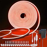 TVLIVE Neon Led, Led Neon 5M, Striscia Led Neon, Luci neon Dimmerabili, Led Neon Flessibili, Impermeabili IP65, 600Leds, Led 