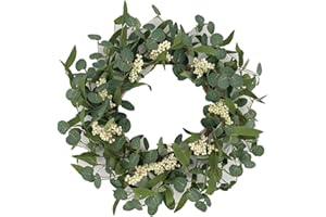 SRCASY Corona De Flores Artificiales, Coronas Decorativas De Verano, Corona Artificial De Primavera, Corona De Puerta Principal, Corona Puerta, Adecuado para La Decoración De Varias Escenas