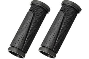Popuppe 2PCS Bike Grips Short Mini Bicycle Handlebar Grips Fit Many Standard Bikes, 90MM Length Mountain Bike Grip Shift Bicycle Grips