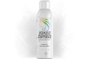 COUKULA White Temporary Hair Color Spray for Adults Kids, Instant Silver Colored Hair Dye Alternative, Non-Sticky, Gentle Formula, Washable Disposable, Party Cosplay Christmas Halloween, 150ml