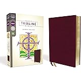 NRSV, Thinline Bible, Large Print, Bonded Leather, Burgundy, Comfort Print