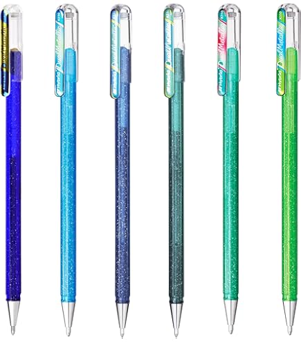 Pentel Hybrid Dual Metallic Gel Ink 1.0 Rollerball Pens - K110 - In 18 Colours E - Foto 8