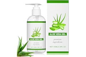 ‎UIEAMSIO 100% Rein Aloe Vera Feuchtigkeitscreme - 100ml Aloe Vera Gel Bio für Gesicht, Beruhigende und Pflegende Feuchtigkeitscreme After Sun, Natürliche Aloe-Creme für Gesicht, Haare und Körper