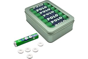 Polo Mints Original Sweets 12 x 24.5g Small Tubes Bundle with TinTastic Silver Refillable Tin