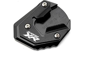 ZESIDIMO Plaque d'extension de béquille latérale de moto pour S1000XR S 1000 XR 2017 2018 2019 S1000 XR Accessoires (Noir, 2017-19)