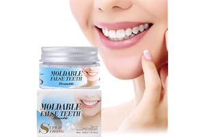 NAAONI Temporäre Zahnfüllung Reparatur Kit 30ml, Zahnreparatur Perlen für temporäre Fixierung Füllung gebrochene Zähne Formbare Zähne