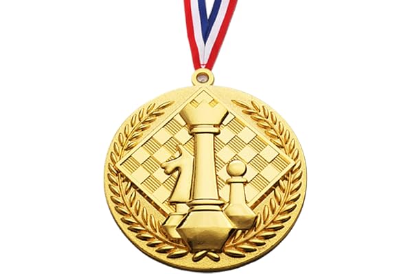 Genérico Medallas de Bronce Oro Plata,Medallas para Niños,Medallas de Oro Ligeras para niños Medallas de al Ganador - Medallas del Cuadro de portátil Trofeo Presente para niños y Adolescentes