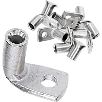 10 Cosses à Câble Kalitec 4mm² M5 - Cosses Tubulaires Standard Made In Germany