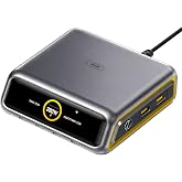 Aohi Magcube Masa&uuml;st&uuml; USB Şarj İstasyonu, GaN+ 280W Hızlı Şarj Cihazı, Siyah