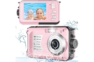 YIXINXIN Appareil Photo Etanche 10FT 1080P Full HD 30MP, Appareil Photo Etanche à Zoom numérique Anti secousse 16X pour la plongée en apnée