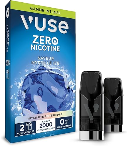 recharge vuse epod 2 amazon VUSE Lot de 2 recharges avec liquide sans nicotine pour vapeur, compatible  avec la cigarette électronique réutilisable ePod 2 : Amazon.fr: High-Tech main image 1