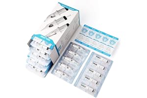 SOLONG TATTOO Solong Tatuaje Agujas (50 Piezas Mezcladas RL RS M1) Tatttoo Needle # 12 Cartuchos de Seguridad Profesionales Esterilizados Desechables Estándar EN02D-50KIT-B