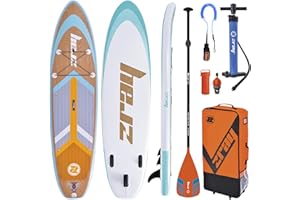 ZRAY - PB-ZGRA108 - Zray Sup Grain 10'8" - Sup Paddle Gonflable - Dropstitch - Tapis EVA - Epaisseur 15 cm - Balade - Initiation - Poluvalent - Vague