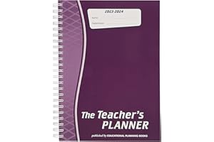 EDUCATIONAL PLANNING BOOKS LTD The Teacher's Planner 2024-25: A4, Purple, 8 Period (TP1-P)