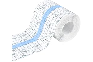 FIRTINK Wasserdicht Transparent Bandage 10cm x 10m Duschpflaster Wasserfest Groß Wasserdichtes Pflaster Vlies-Bandage zur Nacken, Rücken, Schulter, Arme, Handgelenke, Oberschenkel, Knie