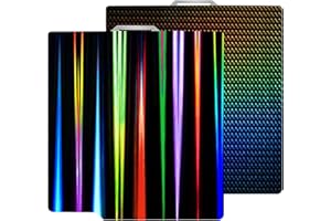 HIKUDIY 257x257mm Plaque de construction H1H pour Bambu Lab X1C/X1/X1E/P1P/P1S/A1, Lit d'impression Light Beam + Phantom Plaque en acier au carbone Spring Steel Sheet pour imprimantes 3D Bambu Lab