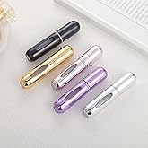 Orret Home 2 Perfume Bottles Refillable Replacement Pocket Perfume Bottle Apparatus, Travel Type Refillable Mini Spray Bottle (2