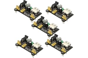 HiLetgo 5PCS module d'alimentation pour tableau de Prototype PCB universel Breadboard 5 V/3.3 V Sortie