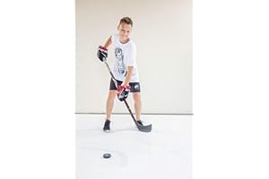Hockey Revolution Hockey Tiles 54 (6 m2) Premium Graded Synthetic Ice Dryland Flooring Tiles, Light, Portable & Adjustable - Build to Last, Slick Interlocking Training Surface Surface Surface do wewnątrz i na zewnątrz