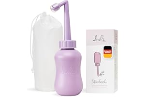 Livella | Intimdusche in Lila (400 ml) – Entwickelt in Deutschland - Für eine sanfte und hygienische Reinigung des Intimbereichs – Mehr Wohlbefinden im Wochenbett – Ideal als Reisebidet und Podusche