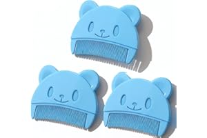 Alinw 3 Pcs Cradle Cap Brush, Baby Comb, Cradle Cap Comb for Baby Hair, Child Hair
