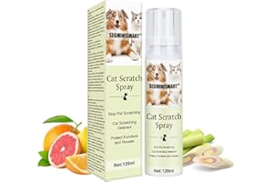 SEGMINISMART Cat Scratch Deterrent Spray,Anti Scratch Cat Spray,Cat Scratching Spray,Suitable for Plants,Furniture,Floors,Protect Your Home