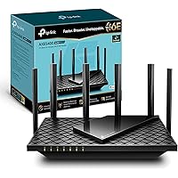 TP-Link AXE5400 Tri-Band Wi-Fi 6E Router, Wi-Fi Speed up to 5400 Mbps, 5x Gigabit Port, 1× USB 3.0 Port, 1.7 GHz Quad-Core CP