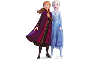 Cardboard People Advanced Graphics Disney's Frozen II Life Size Cut Out Cardboard Cutout One Size Anna and Elsa
