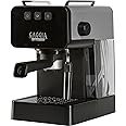 Gaggia Espresso Deluxe Manual Coffee Machine and Cappuccino Maker with Milk Frother, Riverway Green