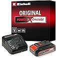 Einhell Power X-Change 18V, 2.5Ah Lithium-Ion Battery Starter Kit - Battery and Charger Set - Universally Compatible With All Einhell PXC Power Tools And Garden Machines
