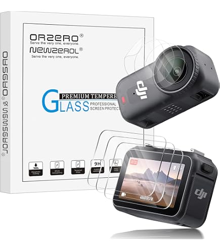 Brotect Pellicola Protettiva Per DJI Osmo Action - 2 Pezzi, Trasparente HD, Anti-impronta, Made In Germany - 2