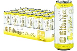 ‎BITBURGER BITBURGER® Radler | Dosen-Bier (24x 0,5l) | Hopfenbetonter Pilsgenuss Mit Limonade | Aus Besten Hopfensorten | Nach Deutschem Reinheitsgebot Gebraut
