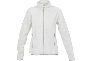 Niscioma Felpa Zip Intera Donna - Maglia Tuta Felpata Invernale Maglie Senza Cappuccio Tinta Unita, Felpe da Lavoro 100% Poliestere con Tasche Fondo Elasticizzato, Modello Met Lady