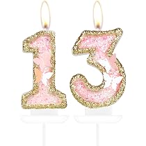 13. Geburtstag Dekorationen Für Mädchen – Lila Mit Krone, Schärpe, Kerzen, Ballons & Kuchen-Topper