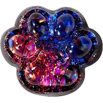 QOWIJEX Lot de 5 Mini Squishy Design Pattes de Chat - Jouets Sensoriels Ultra-Doux avec Chaînette Portative - Décompression pour Tous Les Âges(3.5cm