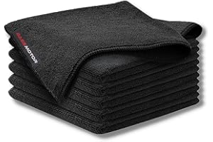 BASS MOTOR BassMotor Bayeta Microfibra Limpieza (Pack de 5 Bayetas Premium) Ultra Absorbentes 40x40cm 400 GSM