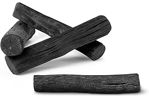 Black+blum - 4 Filtri per acqua a carbone, antica tradizione giapponese, dura 6 mesi, in legno naturale, nero